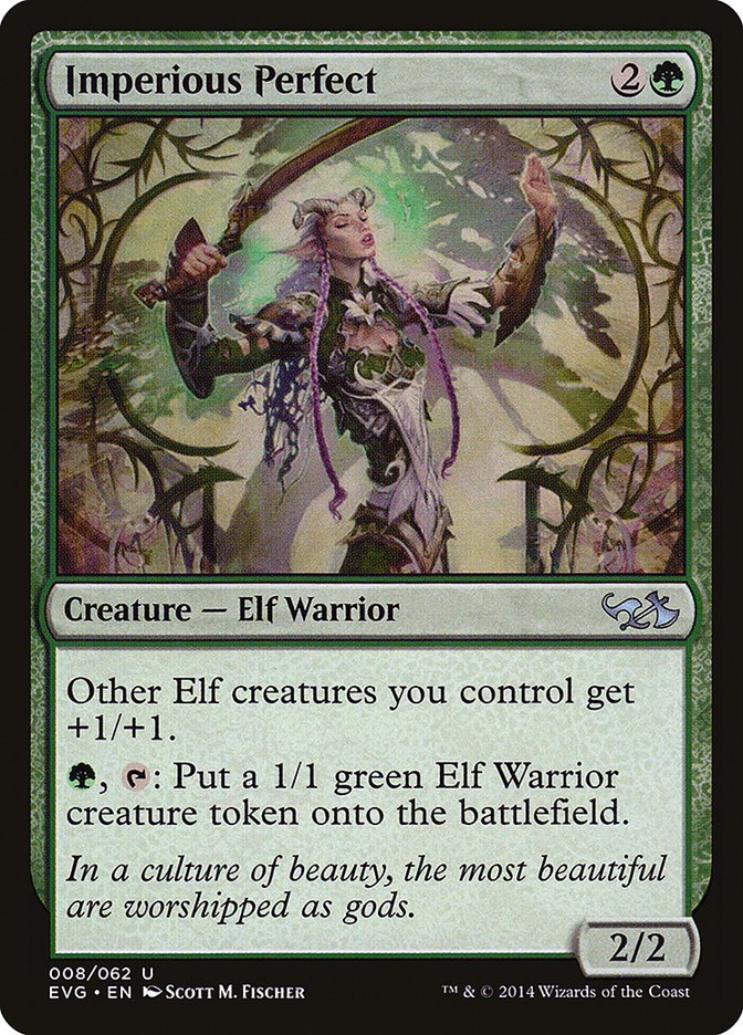 Imperious Perfect (Elves vs. Goblins) [Duel Decks Anthology] | Jomio and Rueliete's Cards and Comics