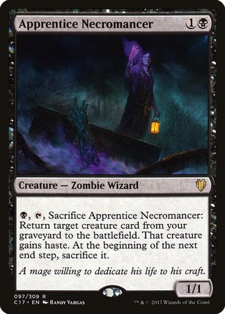 Apprentice Necromancer [Commander 2017] | Jomio and Rueliete's Cards and Comics