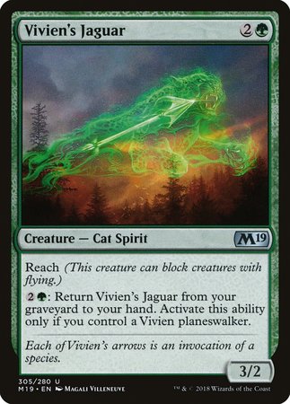 Vivien's Jaguar [Core Set 2019] | Jomio and Rueliete's Cards and Comics