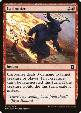 Carbonize [Eternal Masters] | Jomio and Rueliete's Cards and Comics