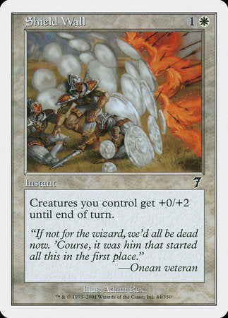 Shield Wall [Seventh Edition] | Jomio and Rueliete's Cards and Comics