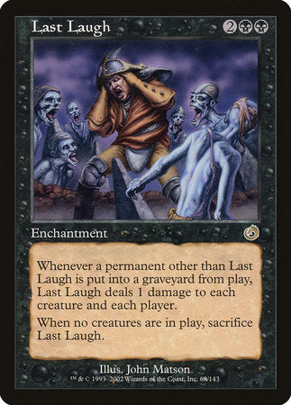 Last Laugh [Torment] | Jomio and Rueliete's Cards and Comics