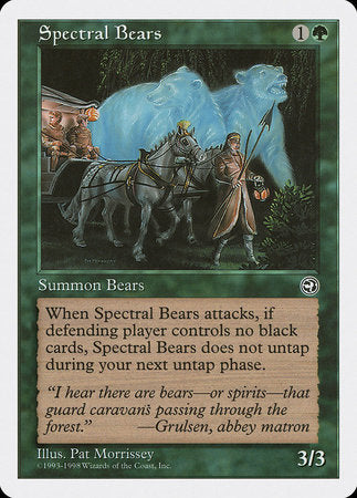 Spectral Bears [Anthologies] | Jomio and Rueliete's Cards and Comics