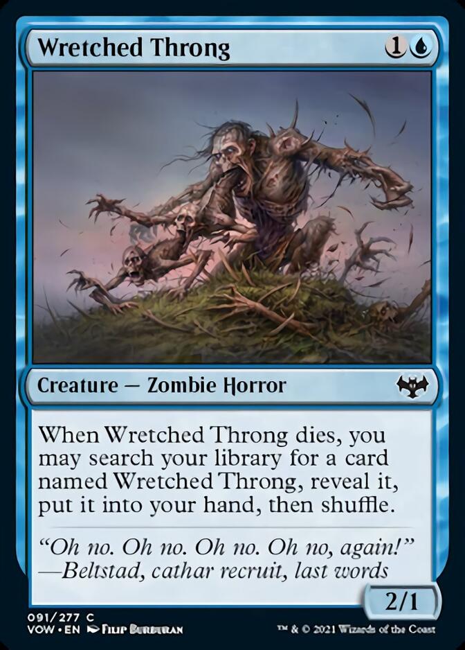 Wretched Throng [Innistrad: Crimson Vow] | Jomio and Rueliete's Cards and Comics