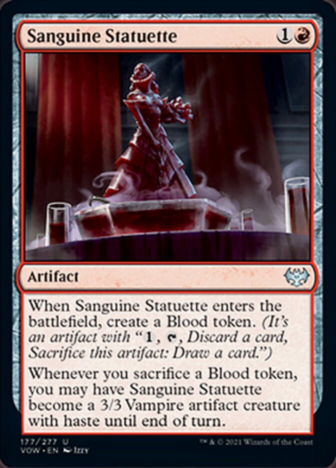 Sanguine Statuette [Innistrad: Crimson Vow] | Jomio and Rueliete's Cards and Comics