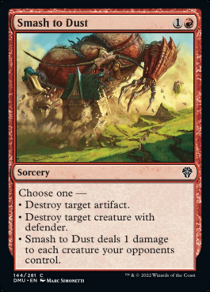 Smash to Dust [Dominaria United] | Jomio and Rueliete's Cards and Comics