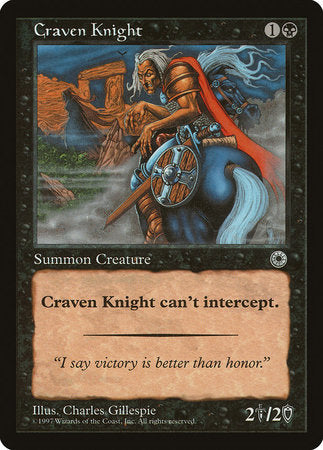 Craven Knight [Portal] | Jomio and Rueliete's Cards and Comics