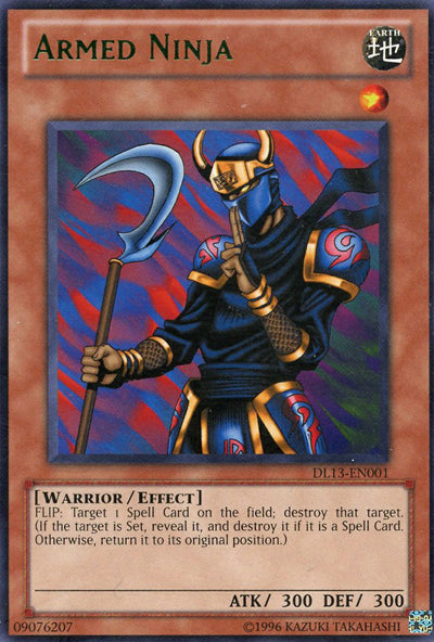 Armed Ninja (Green) [DL13-EN001] Rare | Jomio and Rueliete's Cards and Comics
