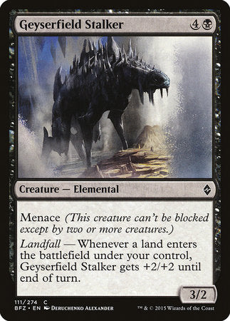 Geyserfield Stalker [Battle for Zendikar] | Jomio and Rueliete's Cards and Comics