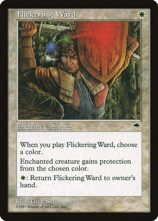 Flickering Ward [Tempest] | Jomio and Rueliete's Cards and Comics