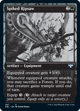 Spiked Ripsaw [Innistrad: Double Feature] | Jomio and Rueliete's Cards and Comics