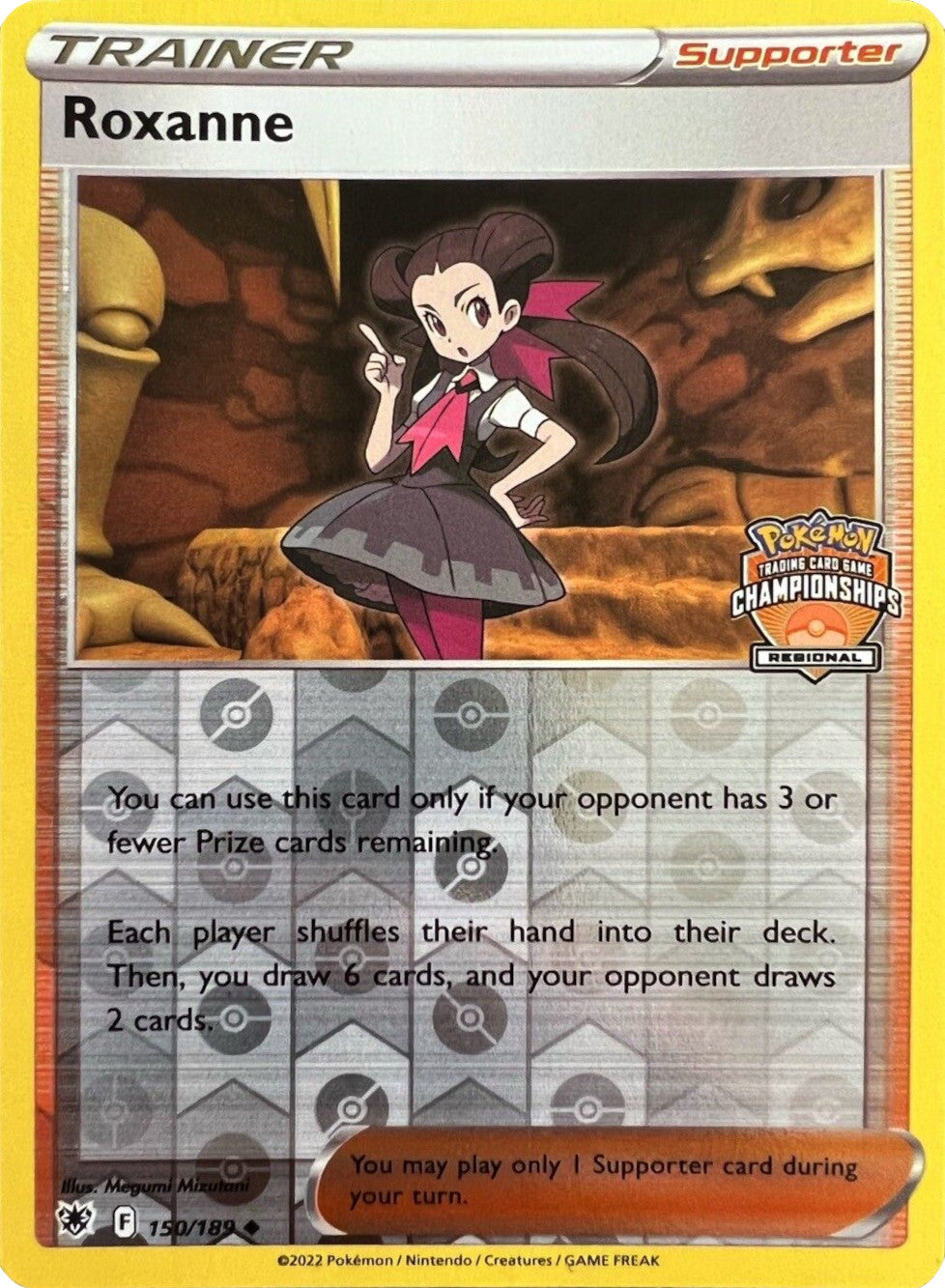 Roxanne (150/189) (Regional Championships) [Sword & Shield: Astral Radiance] | Jomio and Rueliete's Cards and Comics
