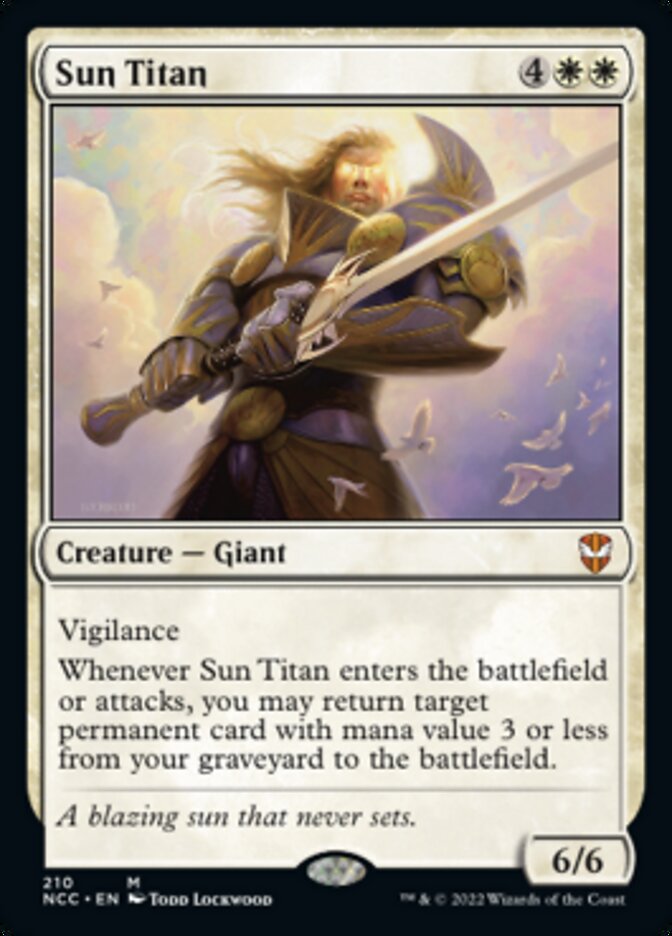 Sun Titan [Streets of New Capenna Commander] | Jomio and Rueliete's Cards and Comics
