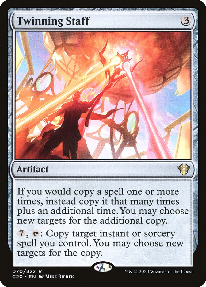 Twinning Staff [Commander 2020] | Jomio and Rueliete's Cards and Comics