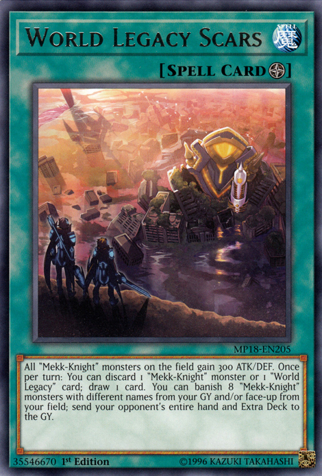 World Legacy Scars [MP18-EN205] Rare | Jomio and Rueliete's Cards and Comics