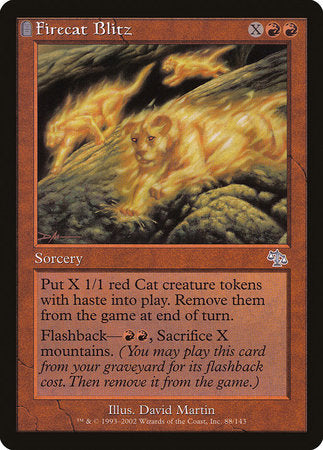 Firecat Blitz [Judgment] | Jomio and Rueliete's Cards and Comics