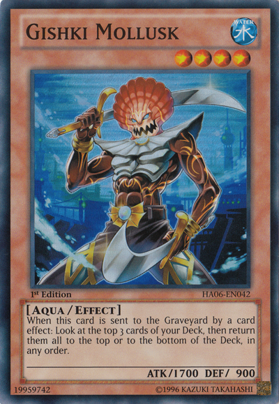 Gishki Mollusk [HA06-EN042] Super Rare | Jomio and Rueliete's Cards and Comics