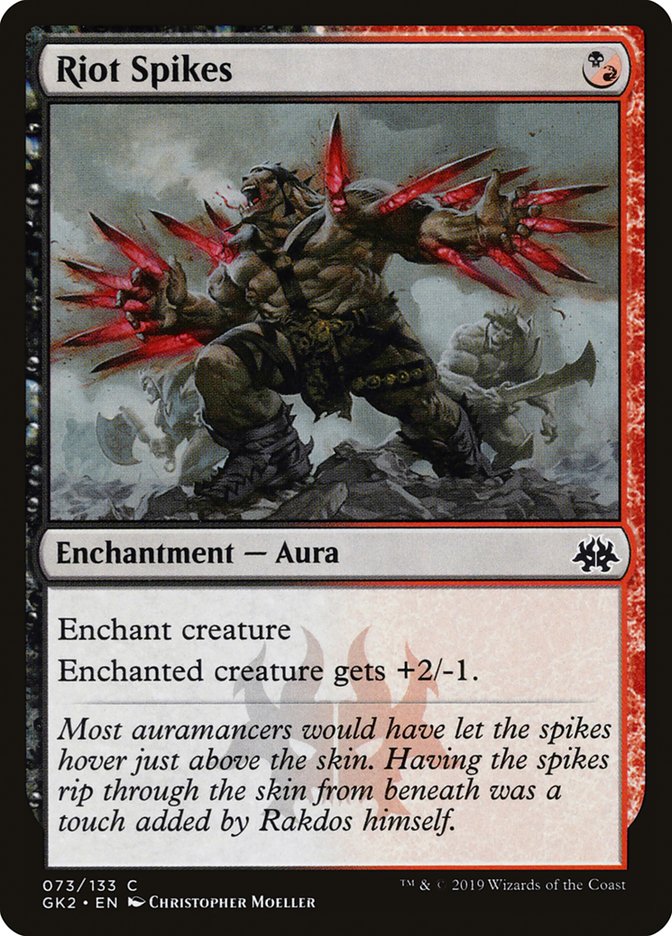 Riot Spikes [Ravnica Allegiance Guild Kit] | Jomio and Rueliete's Cards and Comics