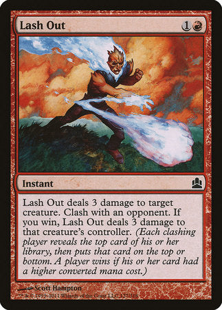 Lash Out [Commander 2011] | Jomio and Rueliete's Cards and Comics