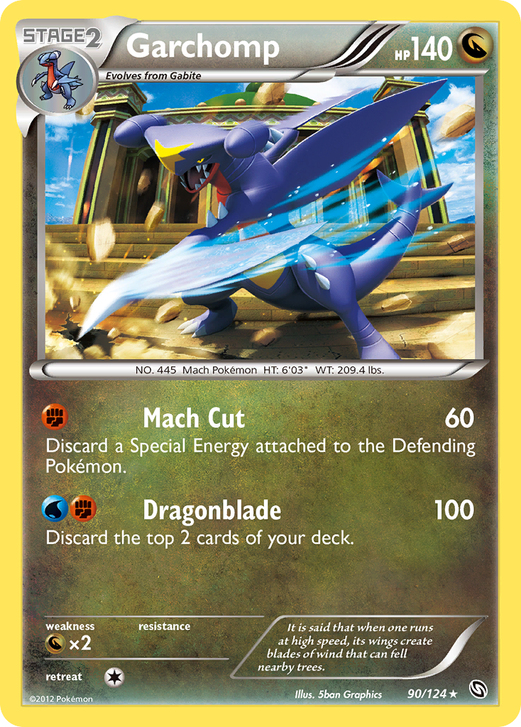 Garchomp (90/124) [Black & White: Dragons Exalted] | Jomio and Rueliete's Cards and Comics