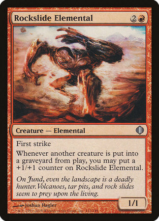 Rockslide Elemental [Shards of Alara] | Jomio and Rueliete's Cards and Comics
