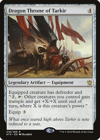 Dragon Throne of Tarkir [Khans of Tarkir] | Jomio and Rueliete's Cards and Comics