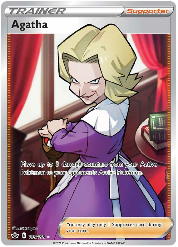 Agatha (186/198) [Sword & Shield: Chilling Reign] | Jomio and Rueliete's Cards and Comics
