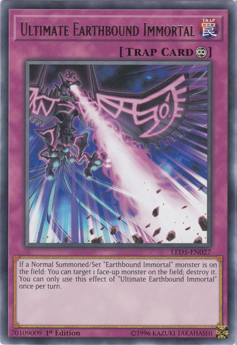 Ultimate Earthbound Immortal [LED5-EN027] Rare | Jomio and Rueliete's Cards and Comics