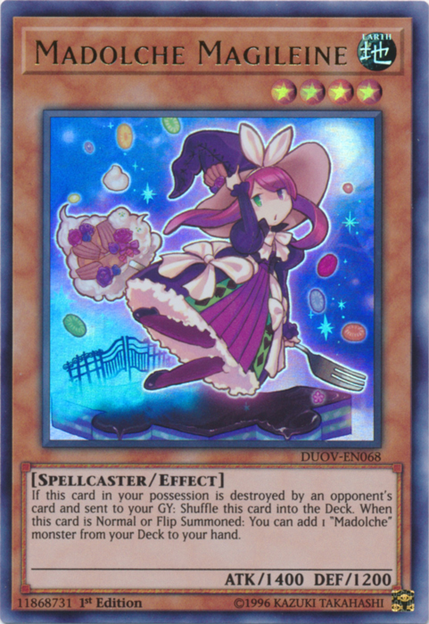 Madolche Magileine [DUOV-EN068] Ultra Rare | Jomio and Rueliete's Cards and Comics