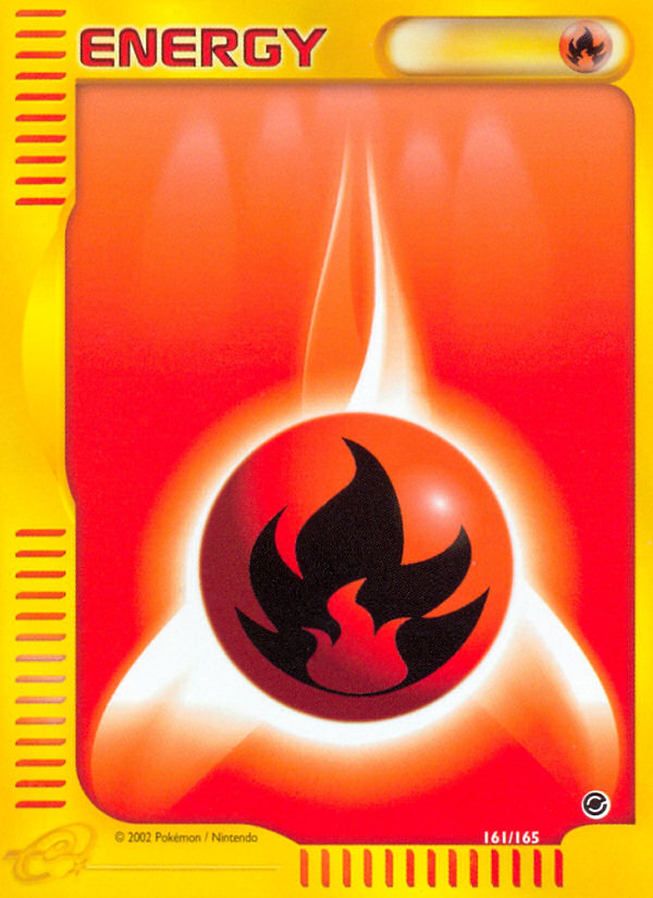 Fire Energy (161/165) [Expedition: Base Set] | Jomio and Rueliete's Cards and Comics
