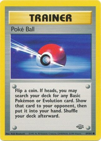 Poke Ball (64/64) [Jungle Unlimited] | Jomio and Rueliete's Cards and Comics
