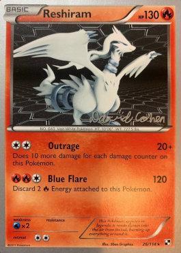 Reshiram (26/114) (Twinboar - David Cohen) [World Championships 2011] | Jomio and Rueliete's Cards and Comics