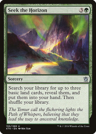 Seek the Horizon [Khans of Tarkir] | Jomio and Rueliete's Cards and Comics