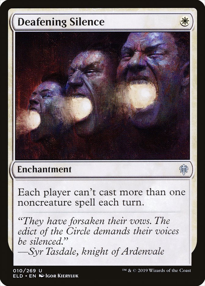 Deafening Silence [Throne of Eldraine] | Jomio and Rueliete's Cards and Comics