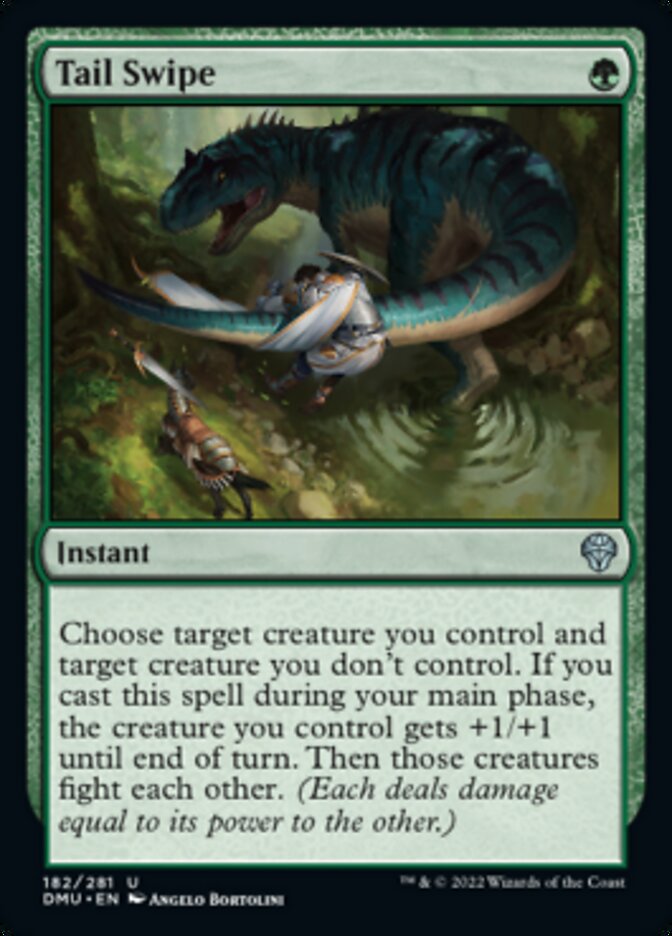 Tail Swipe [Dominaria United] | Jomio and Rueliete's Cards and Comics