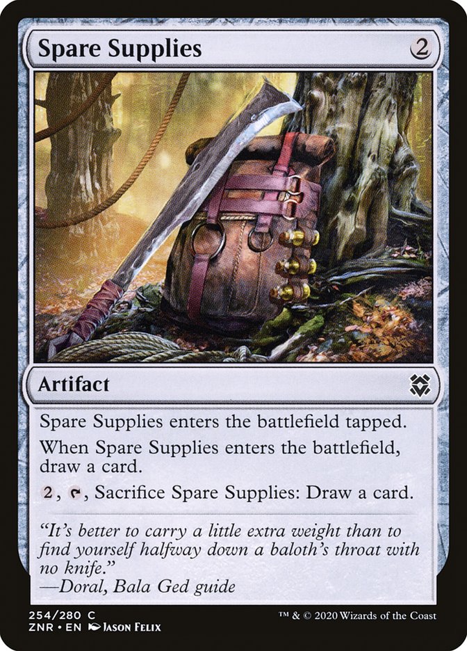 Spare Supplies [Zendikar Rising] | Jomio and Rueliete's Cards and Comics