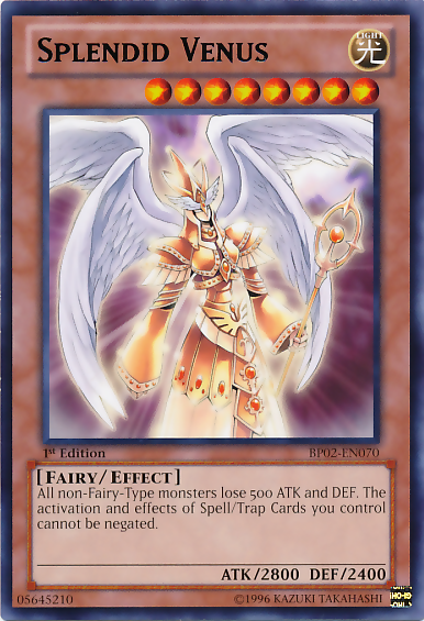 Splendid Venus [BP02-EN070] Mosaic Rare | Jomio and Rueliete's Cards and Comics