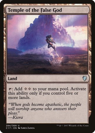 Temple of the False God [Commander 2017] | Jomio and Rueliete's Cards and Comics