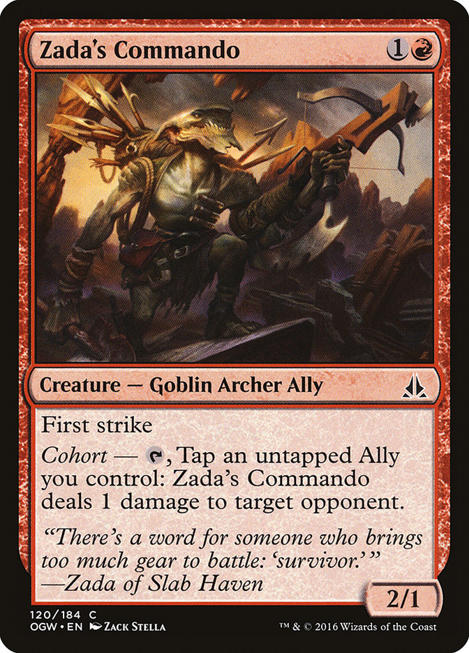 Zada's Commando [Oath of the Gatewatch] | Jomio and Rueliete's Cards and Comics