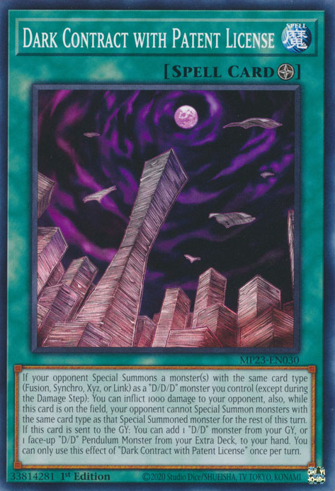 Dark Contract with Patent License [MP23-EN030] Common | Jomio and Rueliete's Cards and Comics