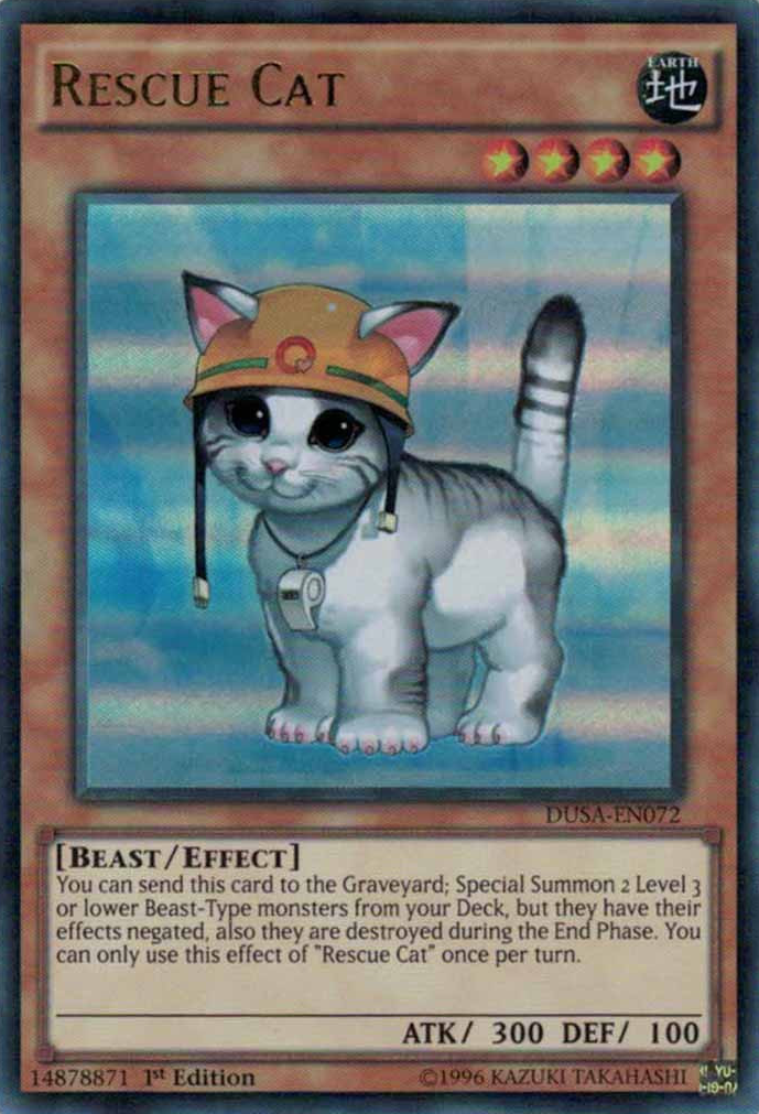 Rescue Cat [DUSA-EN072] Ultra Rare | Jomio and Rueliete's Cards and Comics