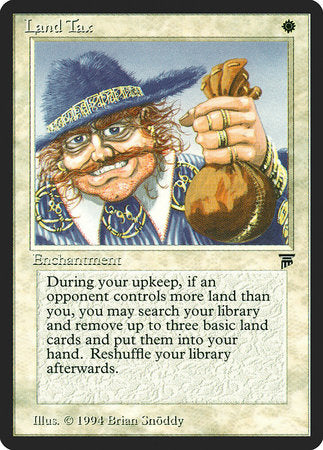 Land Tax [Legends] | Jomio and Rueliete's Cards and Comics