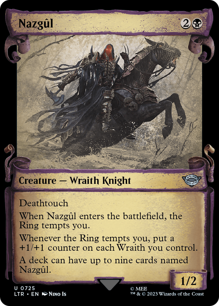 Nazgul (0725) [The Lord of the Rings: Tales of Middle-Earth Showcase Scrolls] | Jomio and Rueliete's Cards and Comics