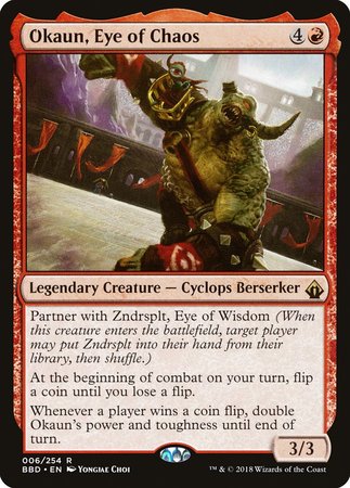 Okaun, Eye of Chaos [Battlebond] | Jomio and Rueliete's Cards and Comics