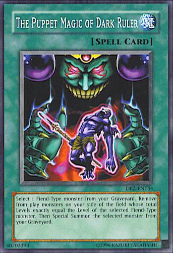 The Puppet Magic of Dark Ruler [DB2-EN134] Common | Jomio and Rueliete's Cards and Comics