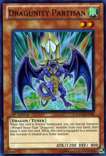 Dragunity Partisan [HA04-EN045] Super Rare | Jomio and Rueliete's Cards and Comics