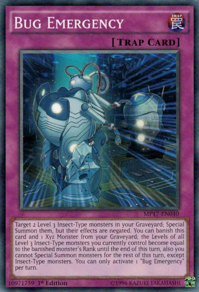 Bug Emergency [MP17-EN040] Common | Jomio and Rueliete's Cards and Comics
