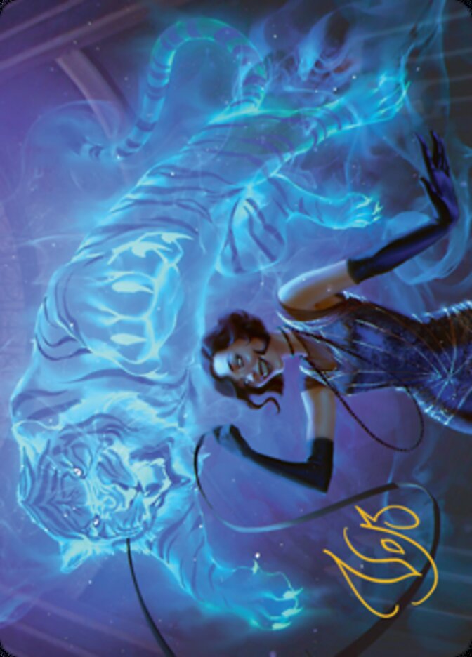 Extravagant Replication Art Card (Gold-Stamped Signature) [Streets of New Capenna Art Series] | Jomio and Rueliete's Cards and Comics
