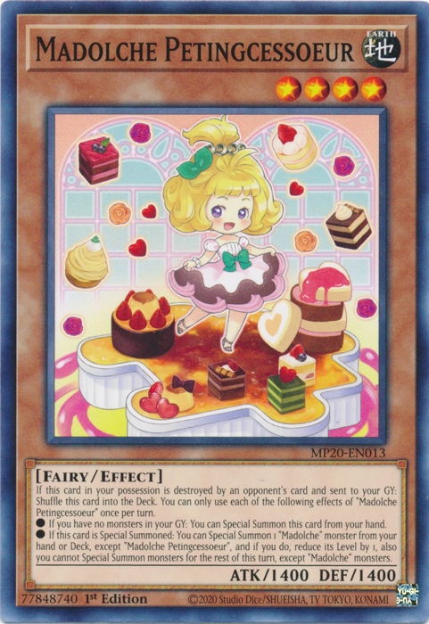 Madolche Petingcessoeur [MP20-EN013] Common | Jomio and Rueliete's Cards and Comics
