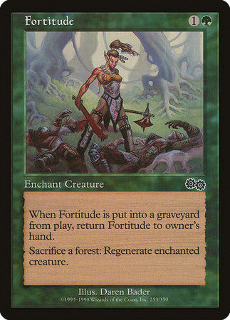Fortitude [Urza's Saga] | Jomio and Rueliete's Cards and Comics